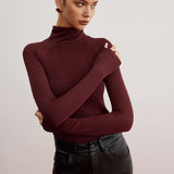 Şeffaf Kollu Skinny Kazak