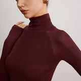 Şeffaf Kollu Skinny Kazak