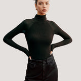 Şeffaf Kollu Skinny Kazak