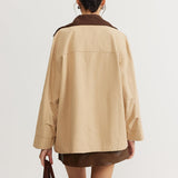 Timeless Chic Kontrast Yaka Ceket