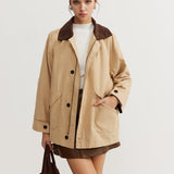 Timeless Chic Kontrast Yaka Ceket