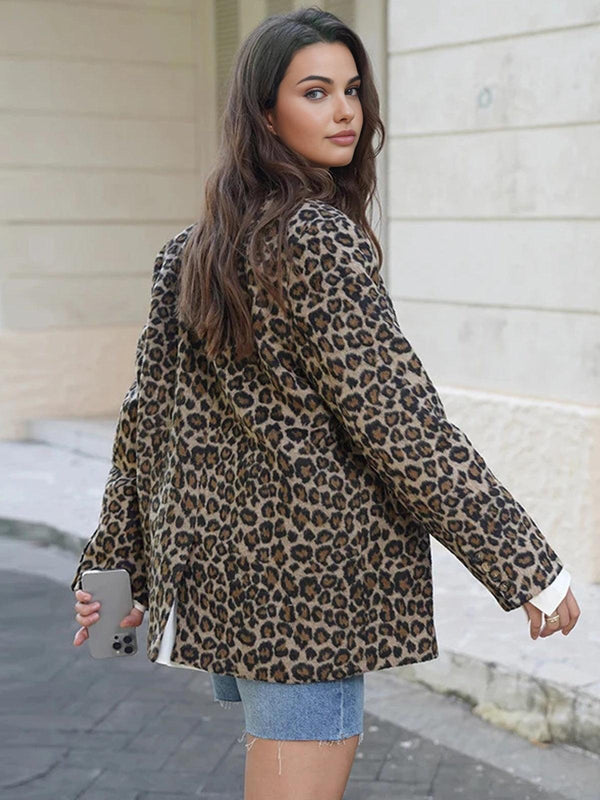 Wild Glam Leopard Blazer