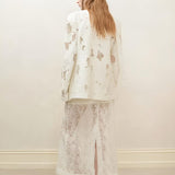 Ethereal Lace Blazer Ceket