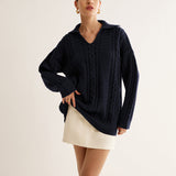 Minimalist Twist Polo Kazak