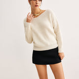 Düz Düğümlü Tasarım Örgü Üst