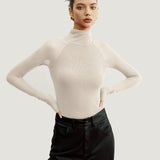 Şeffaf Kollu Skinny Kazak