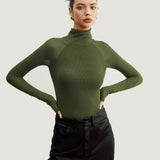 Şeffaf Kollu Skinny Kazak