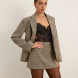 Şık Çizgili Blazer Ceket