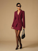 Bordo Klasik Blazer