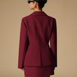 Bordo Klasik Blazer