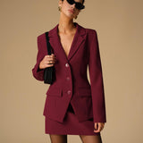 Bordo Klasik Blazer