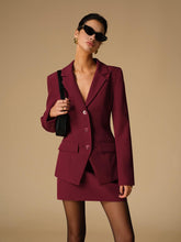 Bordo Klasik Blazer