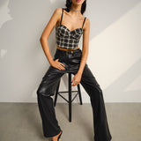 Sweet  Kareli Crop Bluz