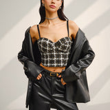 Sweet  Kareli Crop Bluz