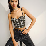 Sweet  Kareli Crop Bluz