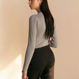 Yüksek Yaka İnce Triko Kazak