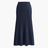 Beyaz Siyah Detaylı Triko İkili Takım