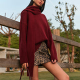 Eşleşen Eşarplı Düz Vardiyalı Kazak