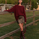 Eşleşen Eşarplı Düz Vardiyalı Kazak