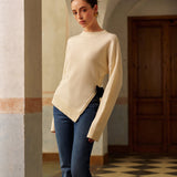 Fiyonk Dekora Yüksek Streç Yırtmaçlı Kazak