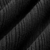 Siyah İnci Detaylı Fırfır Kol Triko Kazak