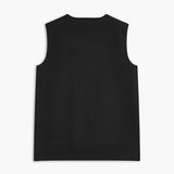 Şık Metal Aksesuarlı Kolsuz Kazak Yeleği