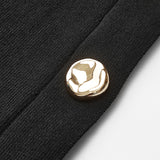 Şık Metal Aksesuarlı Kolsuz Kazak Yeleği