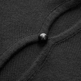 Siyah Asimetrik Kesim Triko Bluz