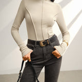 Dik Yaka Biye Sıcak Tutan Üst