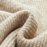 Gri Örgü Detaylı Rahat İkili Takım