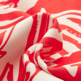 Tropikal Cennet Tek Omuzlu Bikini Takımı