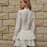 Şirin Dantel Kenarlı Katmanlı Etek