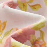 Çiçek Desenli Kolsuz Elbise