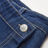 Şık Denim Kısa Takım Cep Detayı