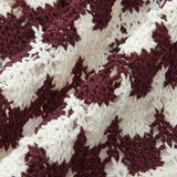 Şık Kontrast Papyon Örgü Bluz