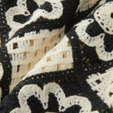 Kroşe Çiçekli Üst ve Pantolon Takımı