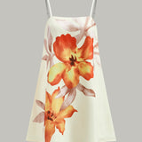 Canlı Tie-Dye Oversized Elbise