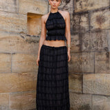 Monica Bağcıklı Etek Üst Set