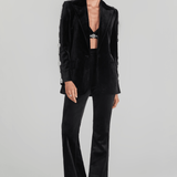 Lumina Velvet Blazer Ceket
