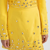 Elmas Süslemeli Mini Etekli Set