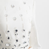 Elmas Süslemeli Mini Etekli Co-Ord