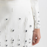 Elmas Süslemeli Mini Etekli Co-Ord