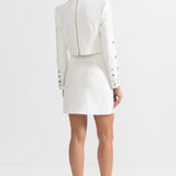 Elmas Süslemeli Mini Etekli Co-Ord