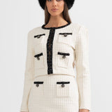 Siyah Detaylı Tüvit  Takım