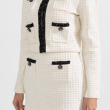 Siyah Detaylı Tüvit  Takım