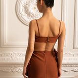 3D Çiçek Süslemeli Zarif Saten Eşofman Takımı