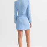 Elmas Süslemeli Mini Etekli Set