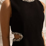 Siyah Mira Mini Elbise