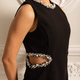 Siyah Mira Mini Elbise