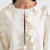 Petal Süslemeli İki Parçalı Takım